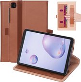 Luxe stand flip sleepcover hoes - Samsung Galaxy Tab A7 (2020) - Bruin