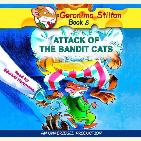 Geronimo Stilton #8: Attack of the Bandit Cats - cover