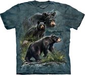 T-shirt Trois Ours Noir