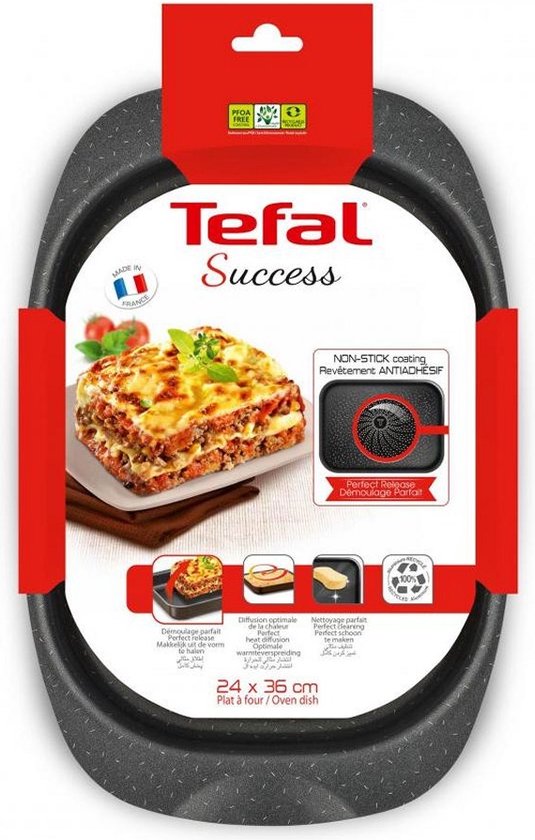 Tefal Success Ovenware Oven Dish - 24 x 36 cm - Aluminium