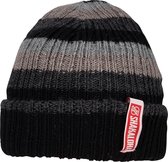 Shakaloha Gebreide Wollen Muts Heren & Dames Beanie Hat van merino wol zonder voering - Brook Beanie MrnRv GreyAntra Unisex - One Size Wintermuts