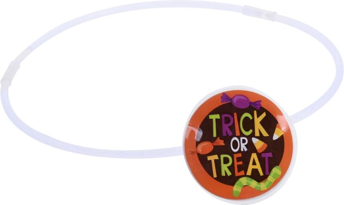 Free And Easy Ketting Glow-in-the-dark Oranje 8-delig