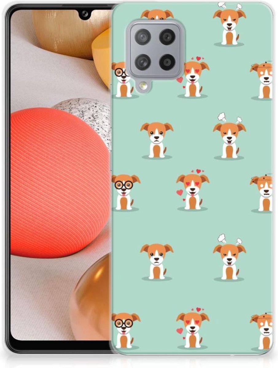 Samsung Galaxy A42 TPU Hoesje Pups