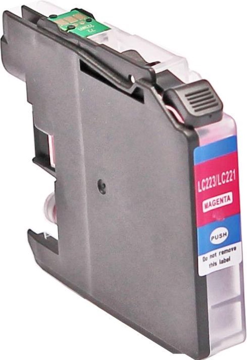 Image of ABC huismerk inkt cartridge geschikt voor Brother LC-221M LC-223M LC221 LC-223 magenta voor DCP-J4120DW DCP-J562DW MFC-J1100 MFC-J1140W MFC-J1150DW MFC-J1170DW MFC-J1180DWT MFC-J4420DW MFC-J4425DW MFC-J462