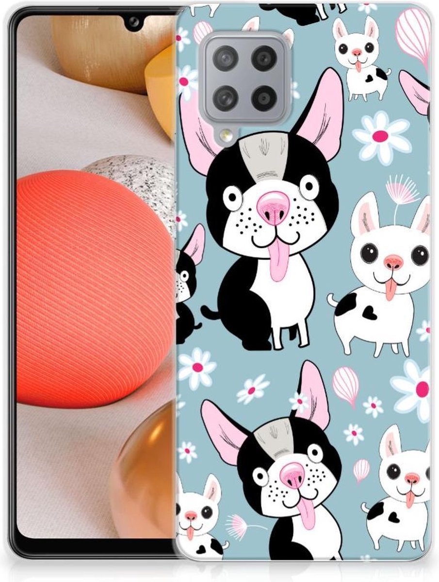 Samsung Galaxy A42 TPU Hoesje Hondjes