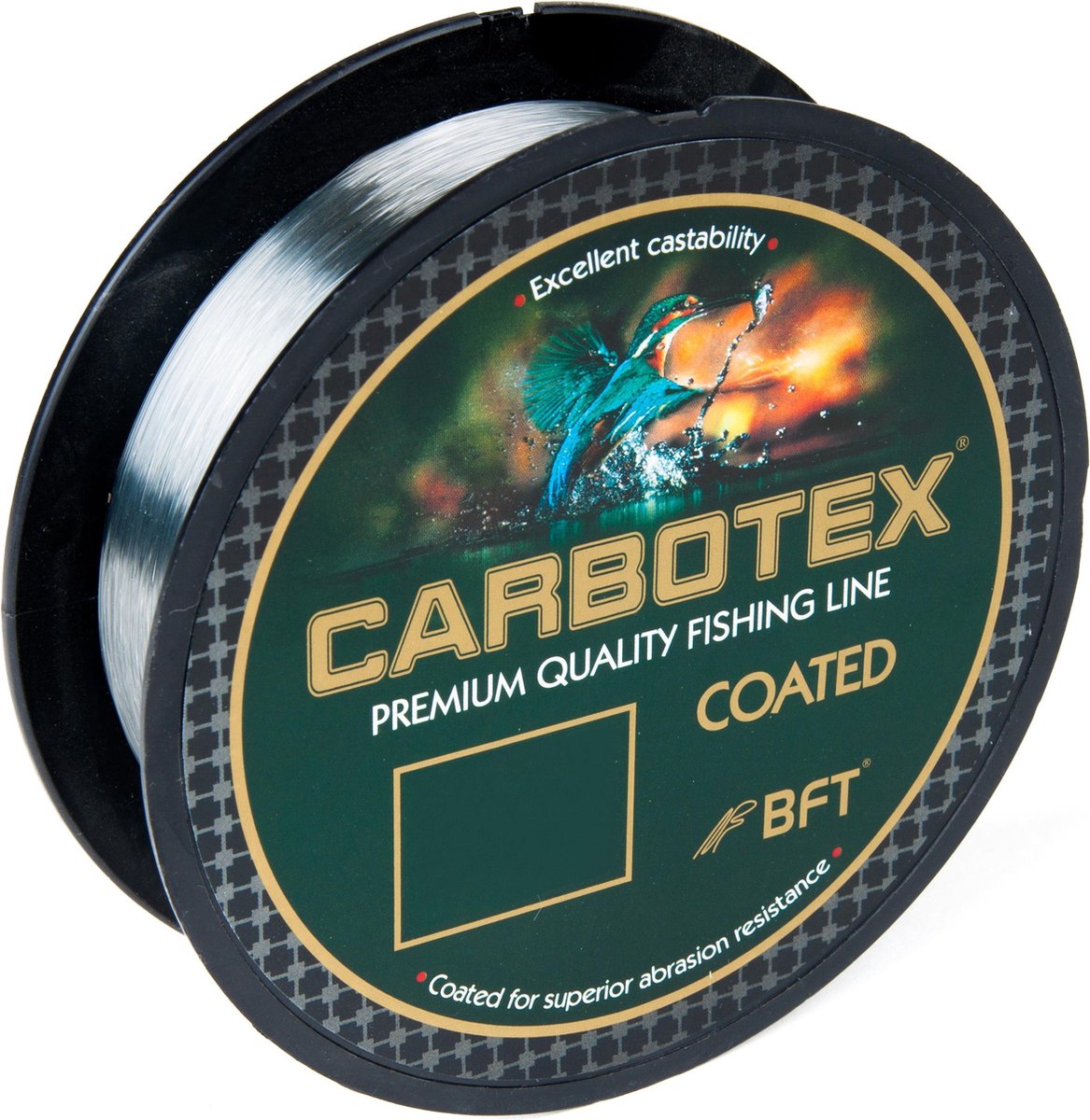 Carbotex Coated - Nylon - 0.12 mm - 1.45 kg - 150 m - Visdraad - Visdraad