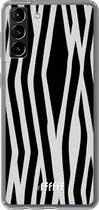 6F hoesje - geschikt voor Samsung Galaxy S21 Plus -  Transparant TPU Case - Zebra Print #ffffff