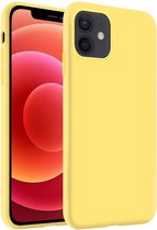 ShieldCase Silicone case geschikt voor Apple iPhone 12 / 12 Pro - 6.1 inch - geel