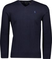 Polo Ralph Lauren  Trui Blauw Getailleerd - Maat XXL - Heren - Lente/Zomer Collectie - Katoen