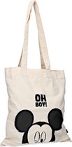 Disney Shopper Mickey Mouse 1,5 Liter Canvas Wit/zwart