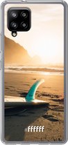 6F hoesje - geschikt voor Samsung Galaxy A42 -  Transparant TPU Case - Sunset Surf #ffffff