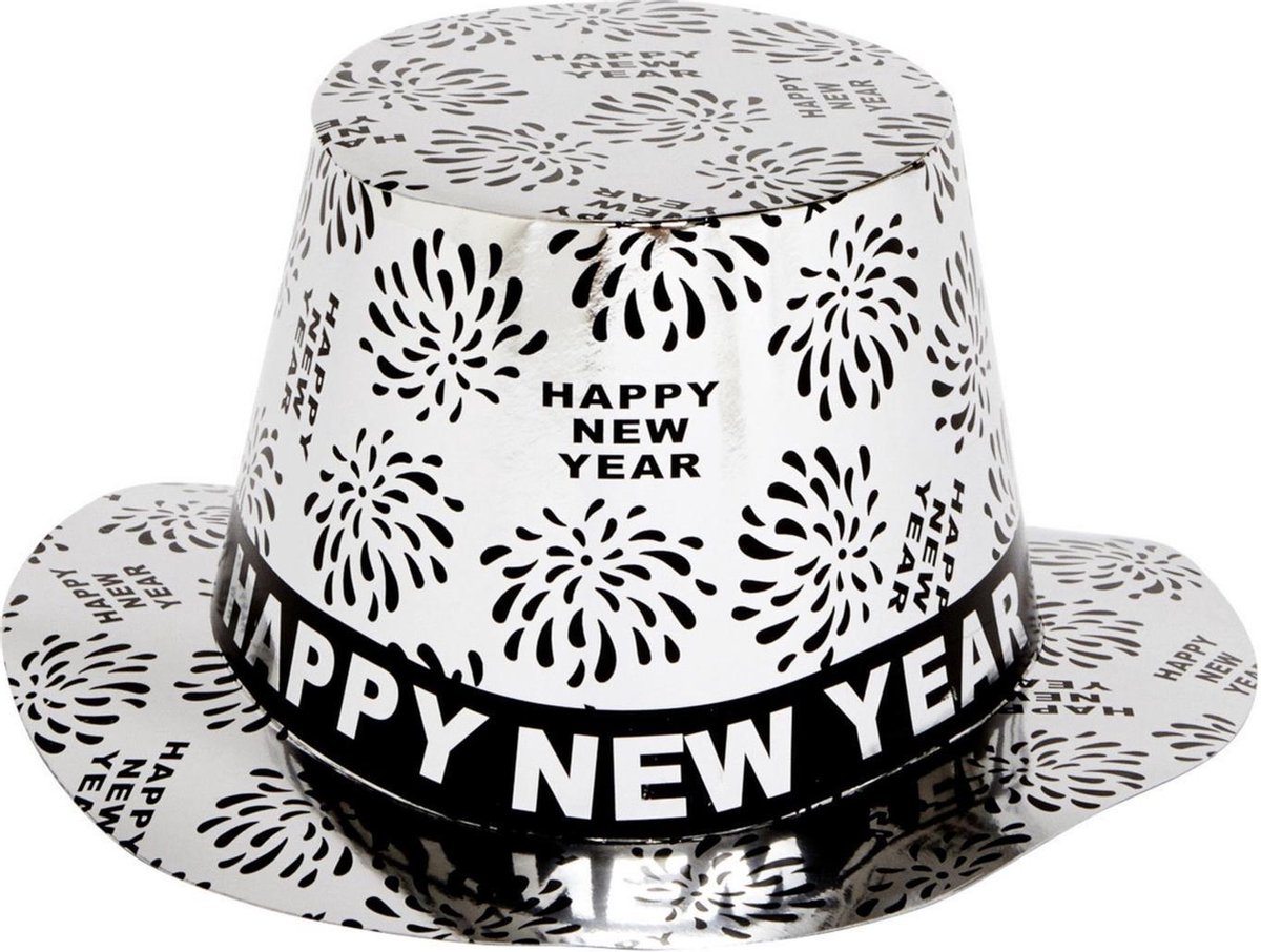 Cotillons Nouvel an : 8 chapeaux pointus happy new year