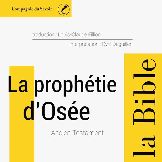 La prophétie d'Osée - cover