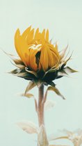 Schilderij gele bloem 120 x 180 - Pixello - Canvas - Schilderijen op canvas - Unieke canvaskunst designs