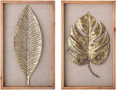 Bloomingville decoratielijst met bladeren Goud