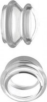 Master Series - Clear Plungers Tepelzuigers - Large