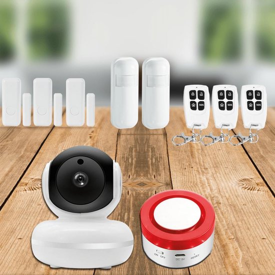 temperament favoriete louter Smartsiren pro alarmsysteem + indoor eye camera - Slim alarm zonder  abonnement -... | bol.com