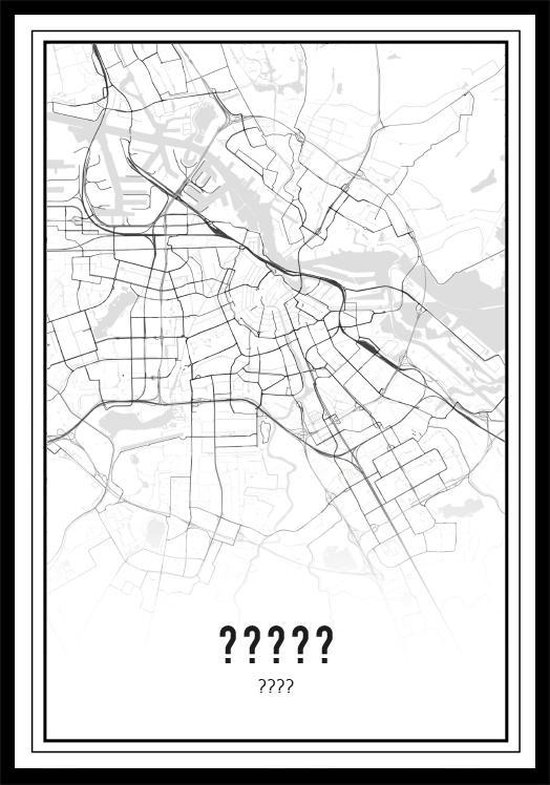 Je eigen gepersonaliseerde City Map (stadsposter)