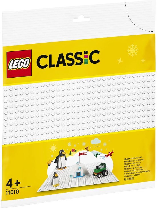 LEGO Classic Witte Bouwplaat - 11010 | bol.com