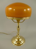 Bureaulamp Tafellamp - Messing - Goud - 37 cm hoog