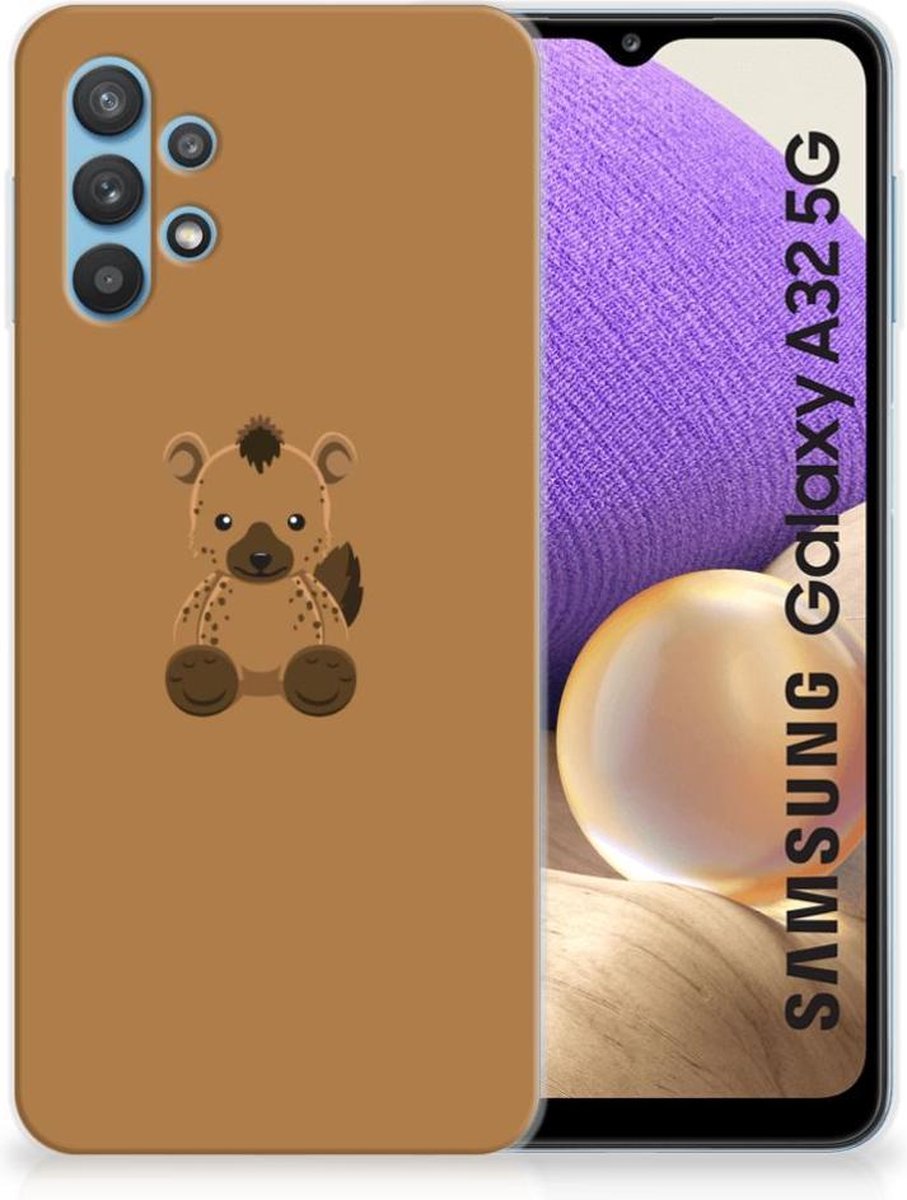 Samsung Galaxy A32 5G Telefoonhoesje met Naam Baby Hyena