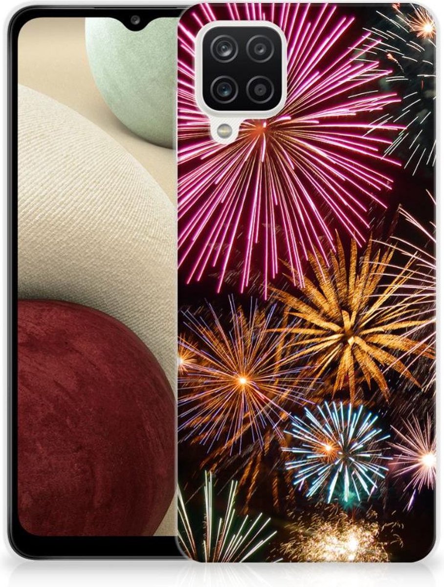 Samsung Galaxy A12 Silicone Back Cover Vuurwerk