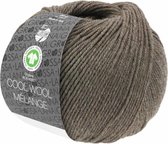 Cool Wool Melange GOTS 0124 Kleur: Grijs bruin gevlekt