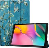 iMoshion Tablet Hoes Geschikt voor Samsung Galaxy Tab A 10.1 (2019) - iMoshion Design Trifold Bookcase - Meerkleurig /Green Plant