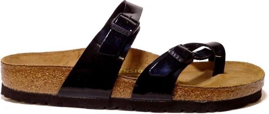 Birkenstock Mayari Teenslippers Breed Zwart Lak 071091 | bol.com