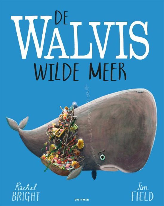 Boek cover De walvis wilde meer van Rachel Bright (Hardcover)