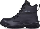 HKS Barefoot Feeling BFS 90 S3 werkschoenen - veiligheidsschoenen - safety shoes - dames - heren - hoog - composiet - antislip - ESD - lichtgewicht - Vegan - zwart - maat 43