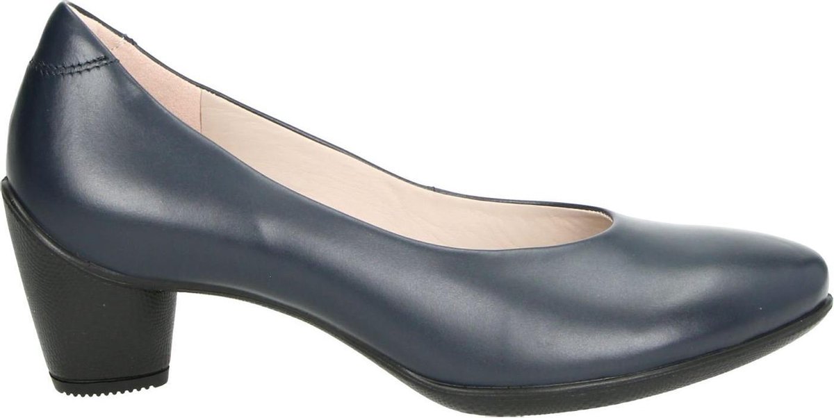 Ecco Shape 55 plateau pumps blauw - Vindjeschoen.nl