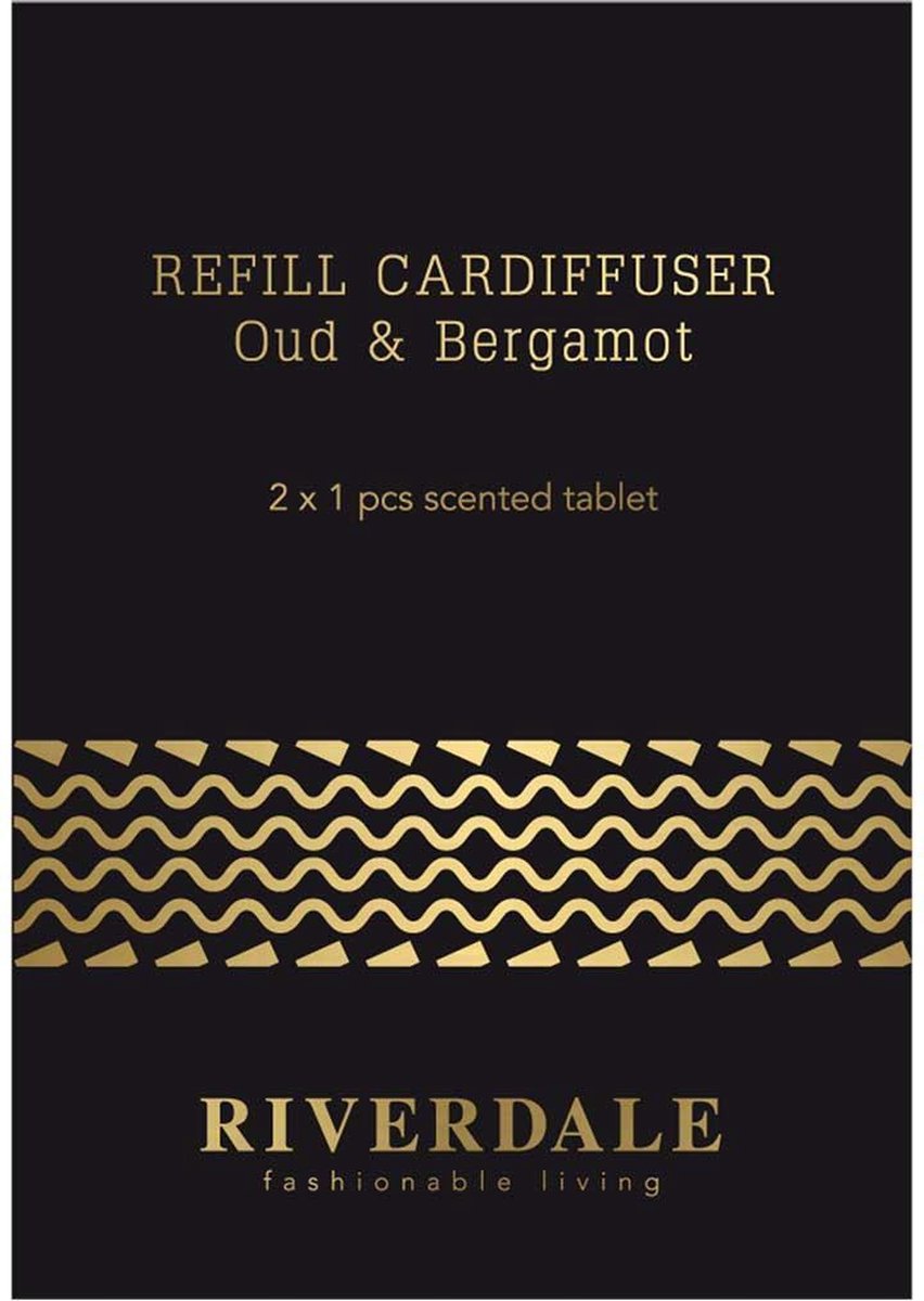 Riverdale - Navulling Autoparfum - oud & bergamot