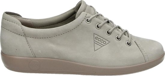 Ecco Soft 2.0 veterschoenen grijs | bol.com