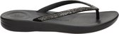 FitFlop™ Iqushion™ Sparkle Black Teenslippers