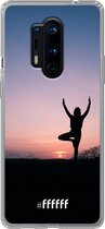 OnePlus 8 Pro Hoesje Transparant TPU Case - Vriksasana #ffffff