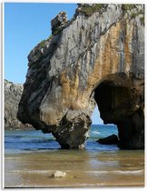 Forex - Rots in de Zee - 30x40cm Foto op Forex