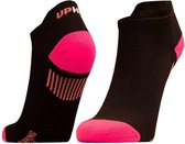 Uphillsport Sportsokken Trail Run Laag Polyamide Zwart/roze Mt 39-42