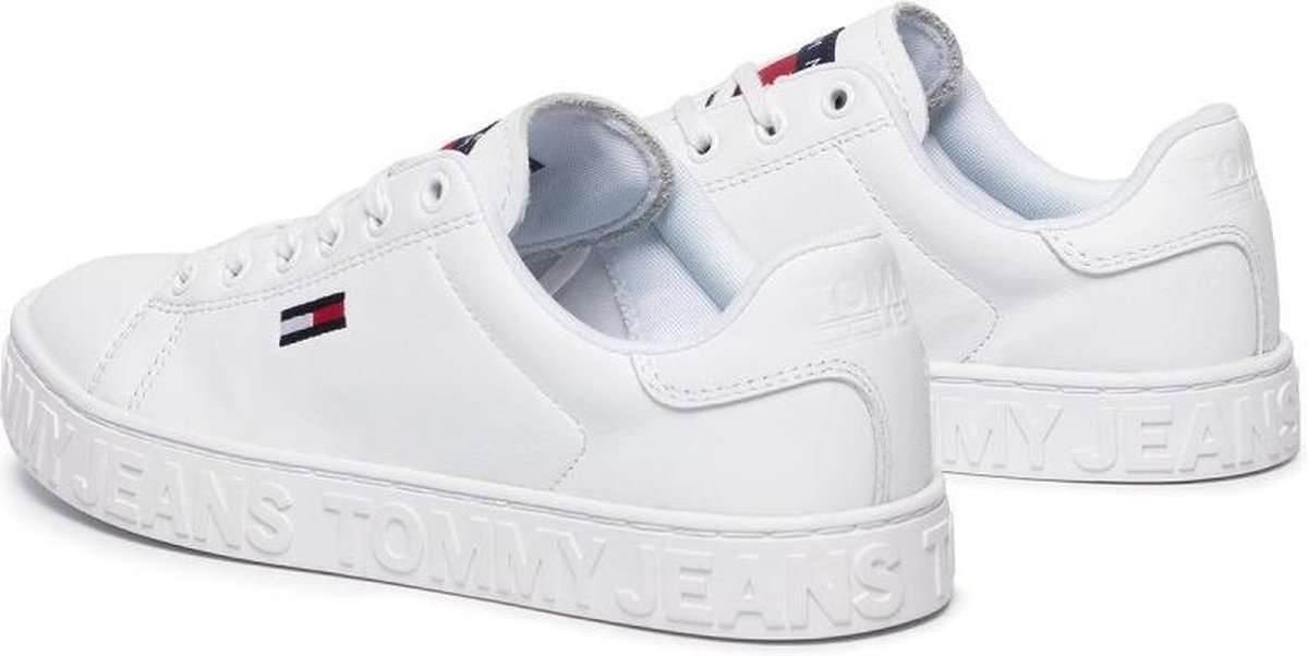 Tommy Hilfiger - Dames Sneakers Cool Tommy Jeans Sneaker White - Wit - Maat  36 | bol.com