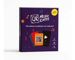 QR Music Cards - Songfestival editie - 150 kaartjes - Inclusief gratis app - Muziekspel - Kaartspel - Partyspel