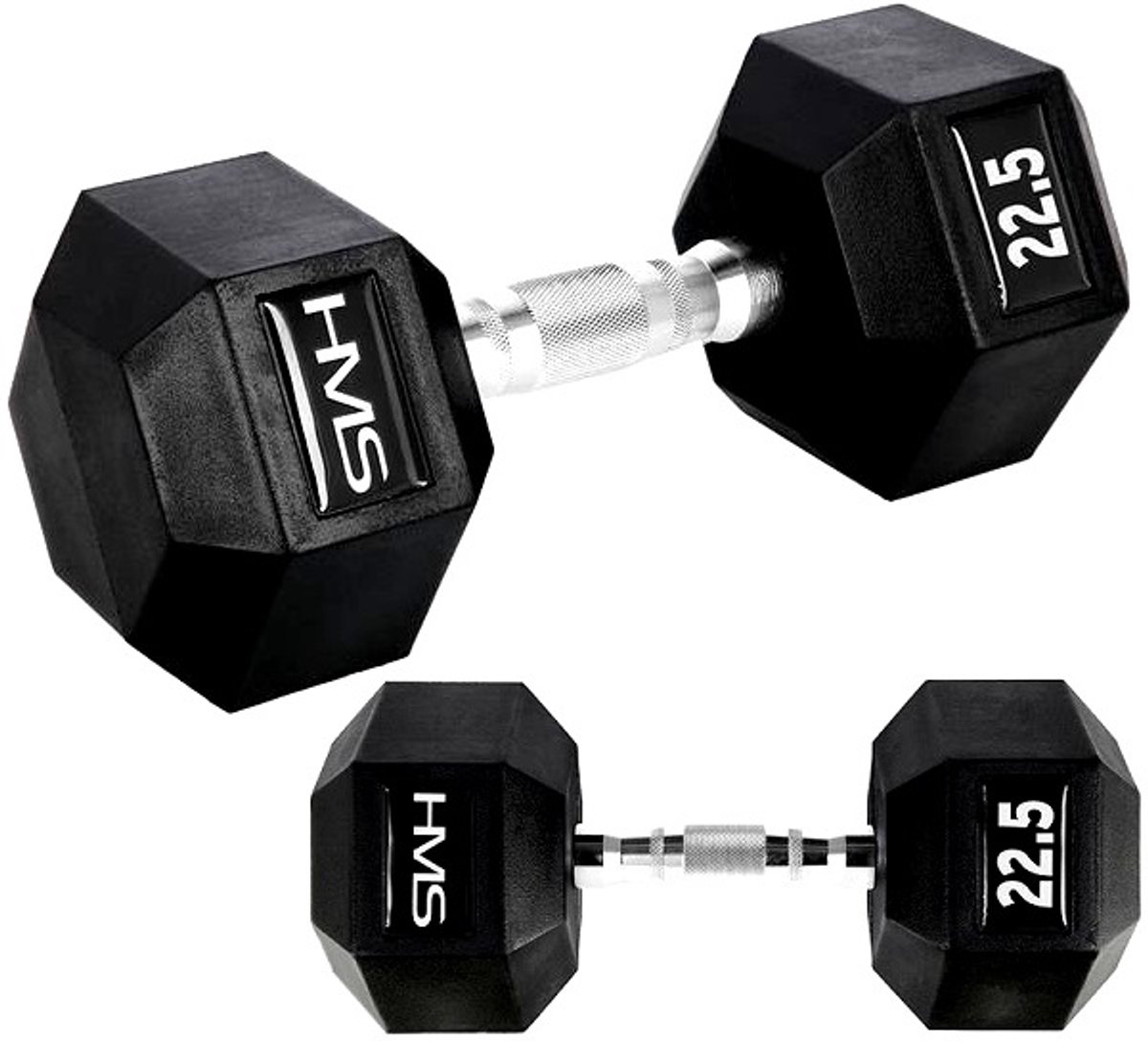 HMS Hex Pro Halter 22.5 KG - Gecoat voor Krachttraining