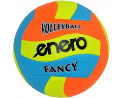Enero Fancy Beach Volleybal - Maat 5 - Blauw/Geel/Oranje