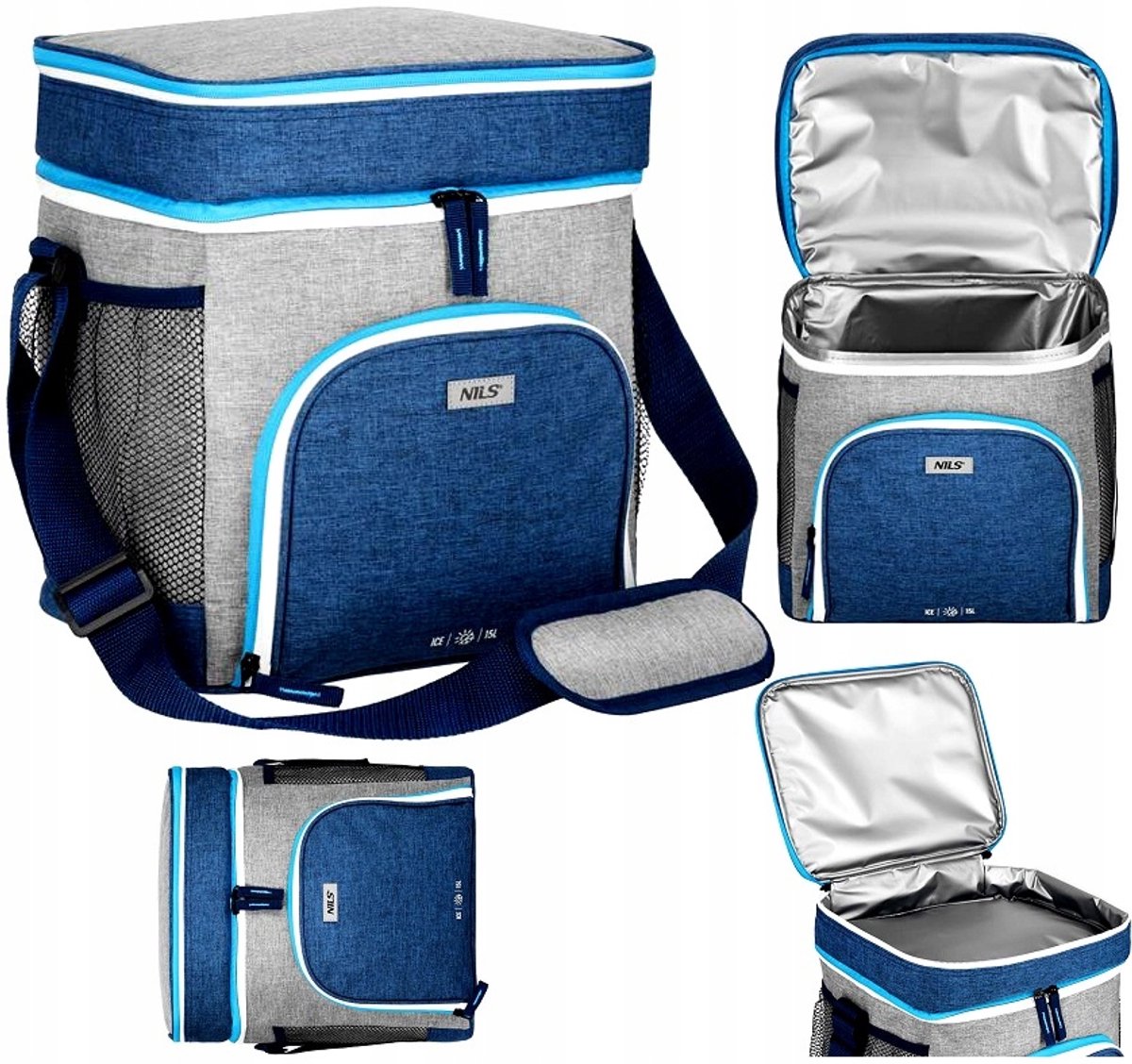 Nils Camp NC2902 Thermos Tas/Rugzak 15L Blauw - Ideaal voor Picknick & Reizen