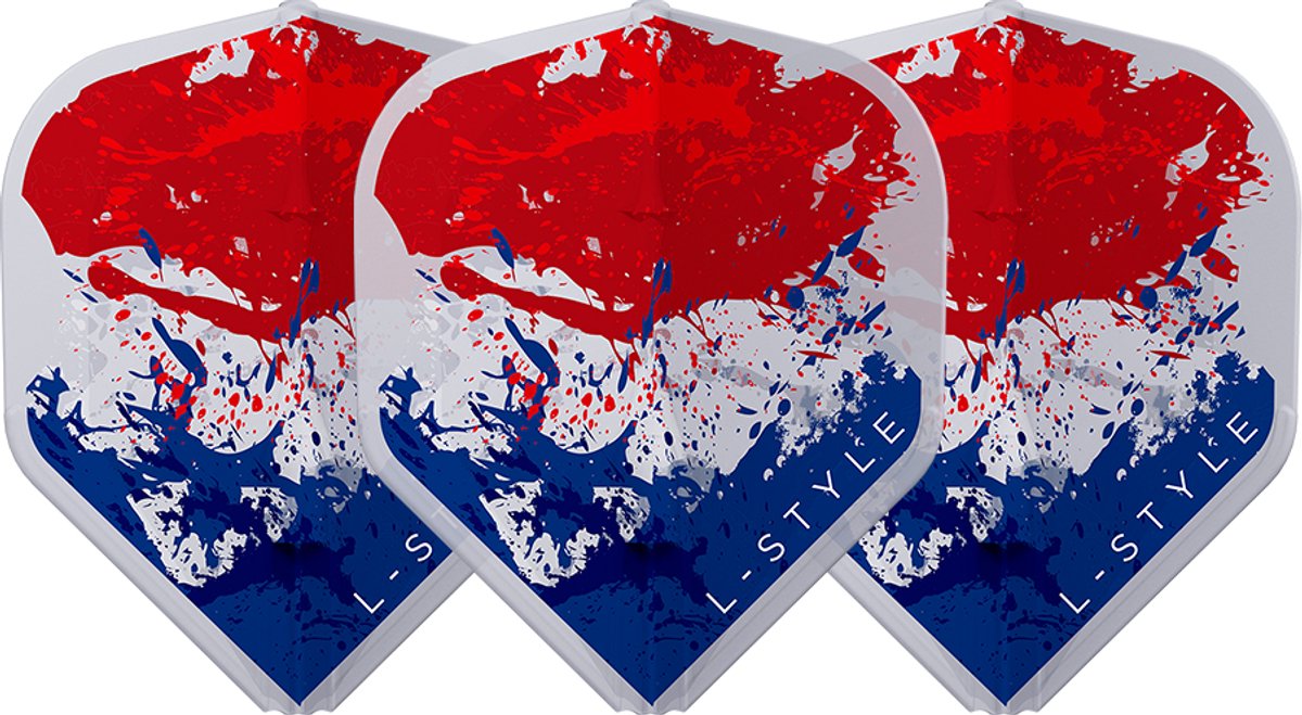 L-Style L1 EZ Jelle Klaasen V6 Clear White - Dart Flights