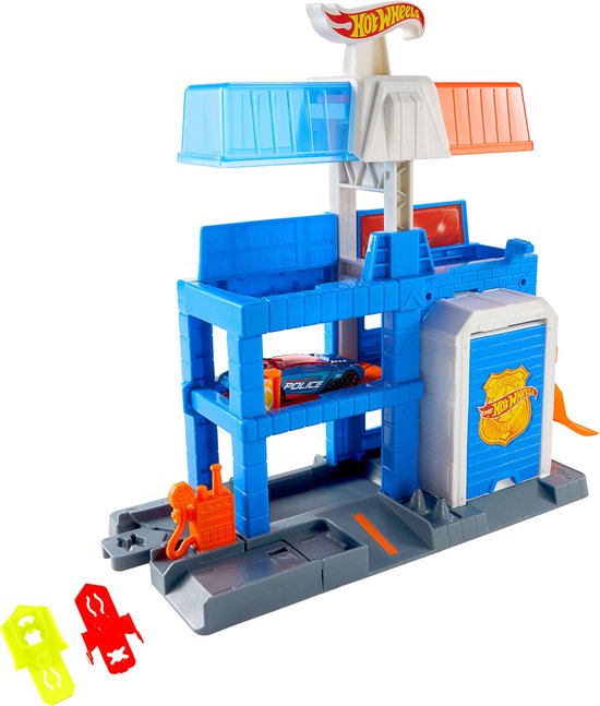 Hot Wheels City Centrum Politietoren speelset speelset - Met metalen politieauto van Merkloos — afbeelding 5