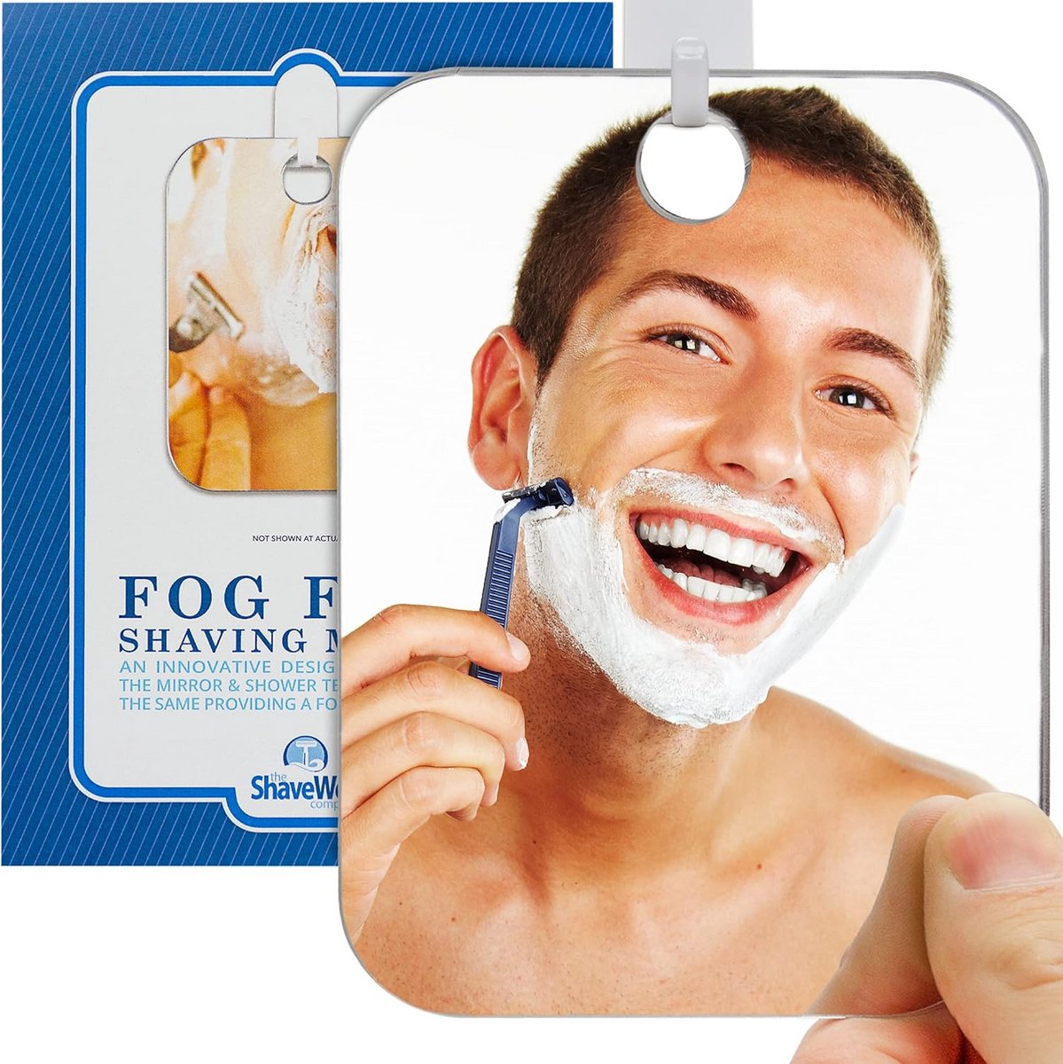 Make-up Spiegel - Anti-condens Spiegel - Douche Scheren - Zelfklevende Haak - 15 cm Hoog - Zonder Frame