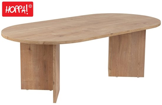 Hoppa! Table basse - Table à café - Chêne Saphir - 108 x 50 x 42 cm (L x P x H)