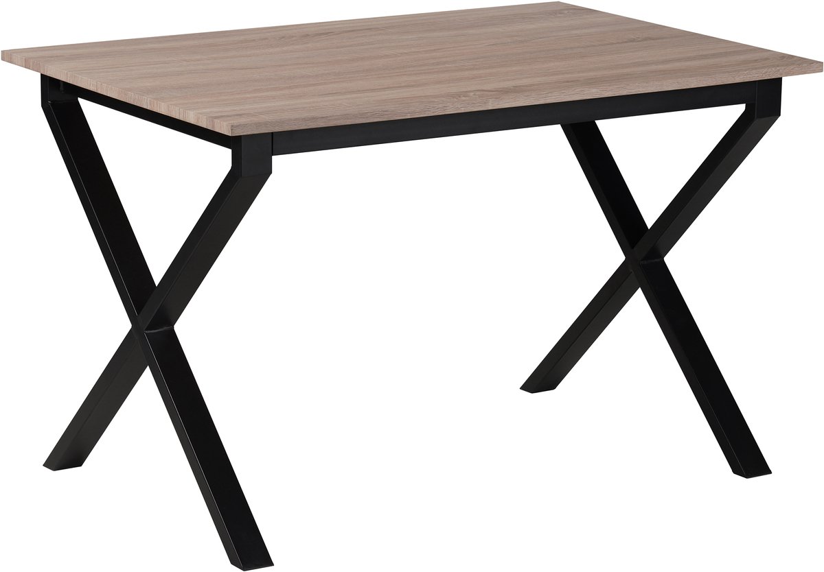 Notio Living Ipswich-Eettafel - 120 cm - Eikenlook Wit