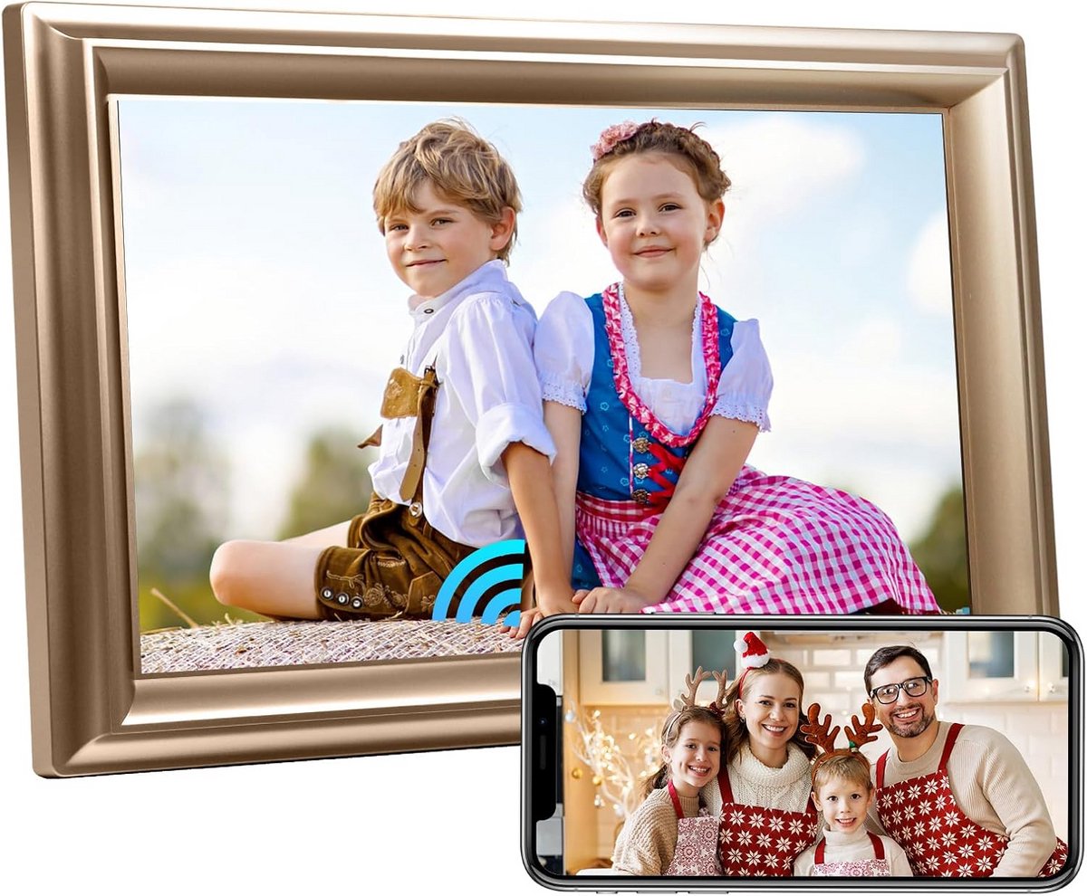 10,1 inch WiFi Digitale Fotolijst met Cloud Opslag en App Bediening