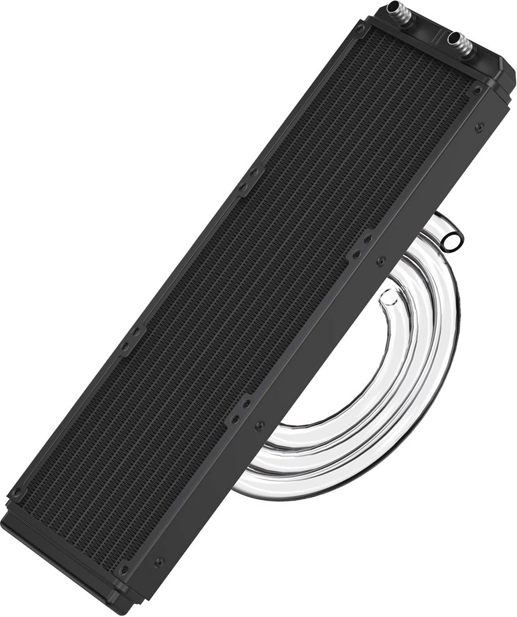 Aluminium Warmtewisselaar Waterkoeler 12-buiss voor PC CPU Koeling 360mm